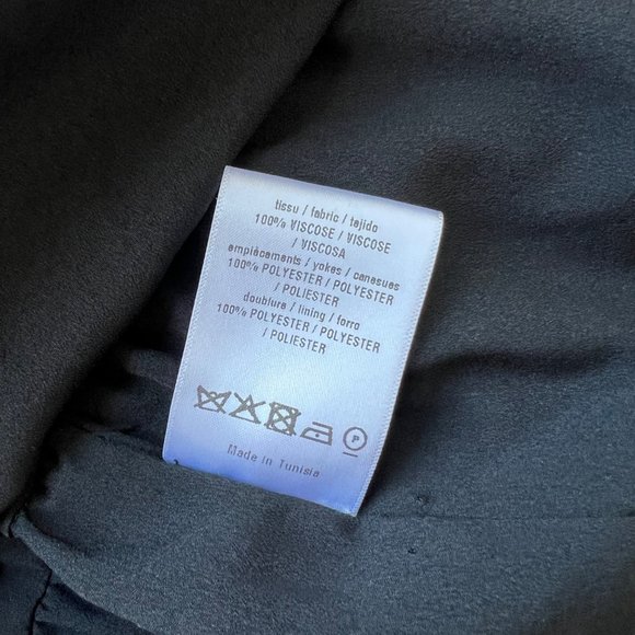 Sandro Paris Replay Mini Dress Women 3 L Pleated Black Trendy Chic Summer Classy - Picture 5 of 10